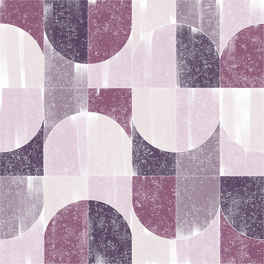 SPONGE PAINTING GEO TILES PURPLE VIBES  Wallpaper⁠