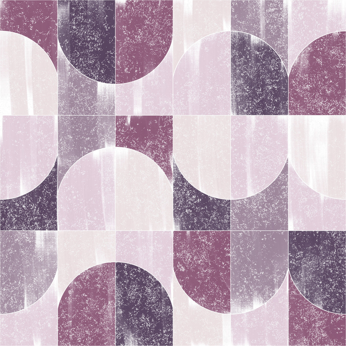 SPONGE PAINTING GEO TILES PURPLE VIBES  Wallpaper⁠