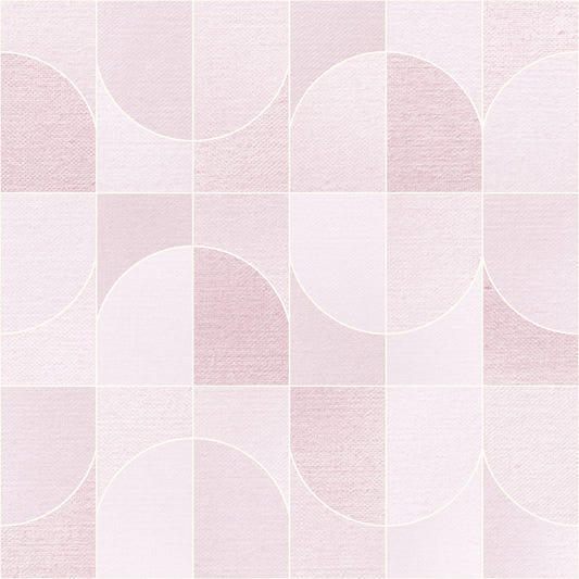 Canvas Geo Tiles Blush Wallpaper⁠