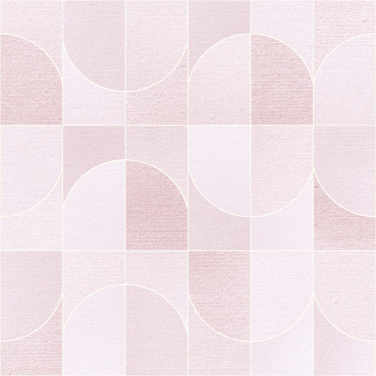Canvas Geo Tiles Blush Wallpaper⁠