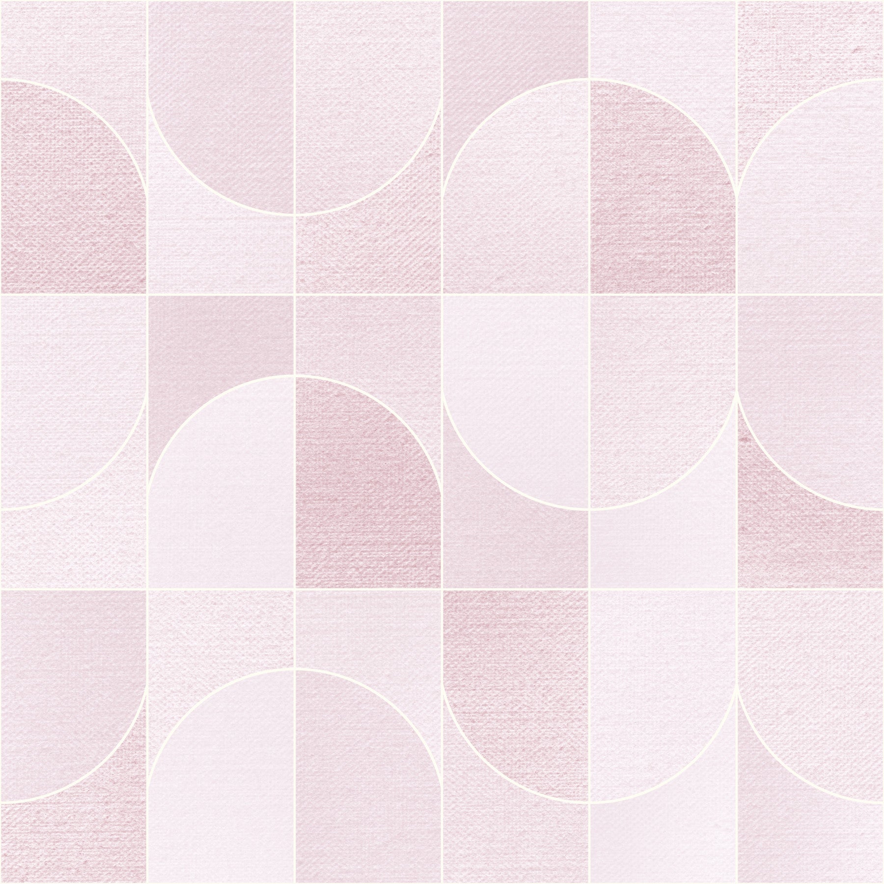 Canvas Geo Tiles Blush Wallpaper⁠