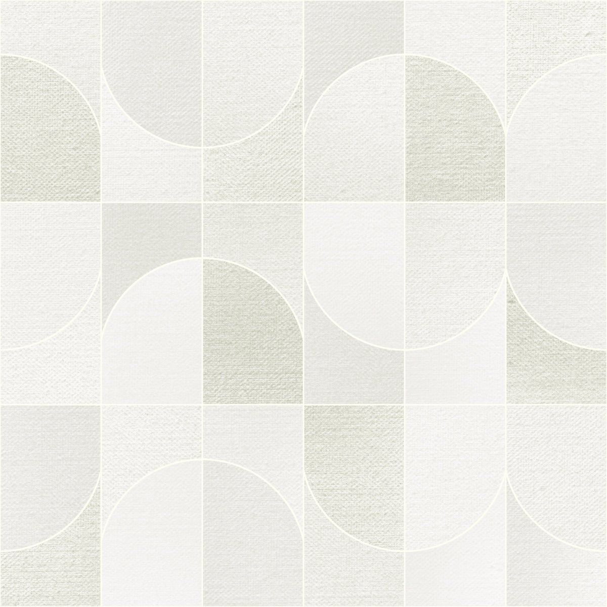 Canvas Geo Tiles Moss Wallpaper⁠ in your room — zoomed