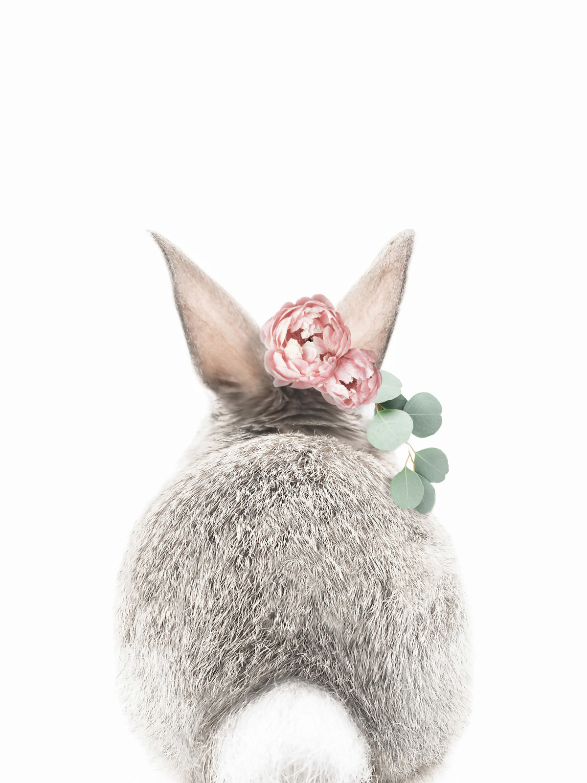 Bunny Bloom Bum Wall Mural
