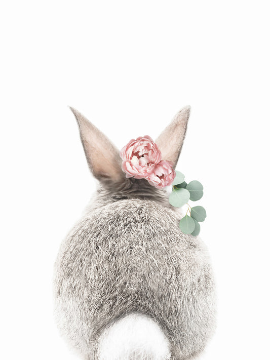 Bunny Bloom Bum Wall Mural
