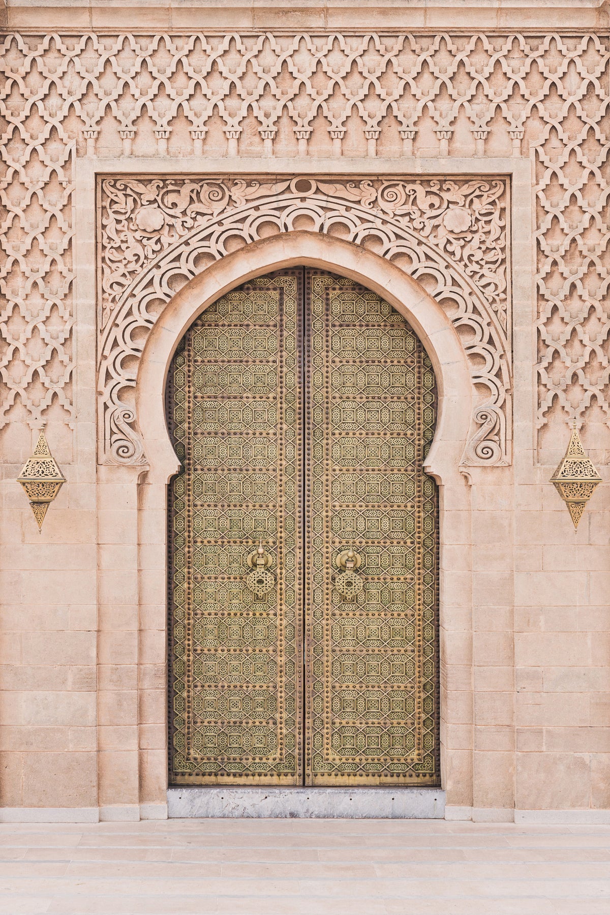 Archway of Gold Wall Mural in your room — zoomed