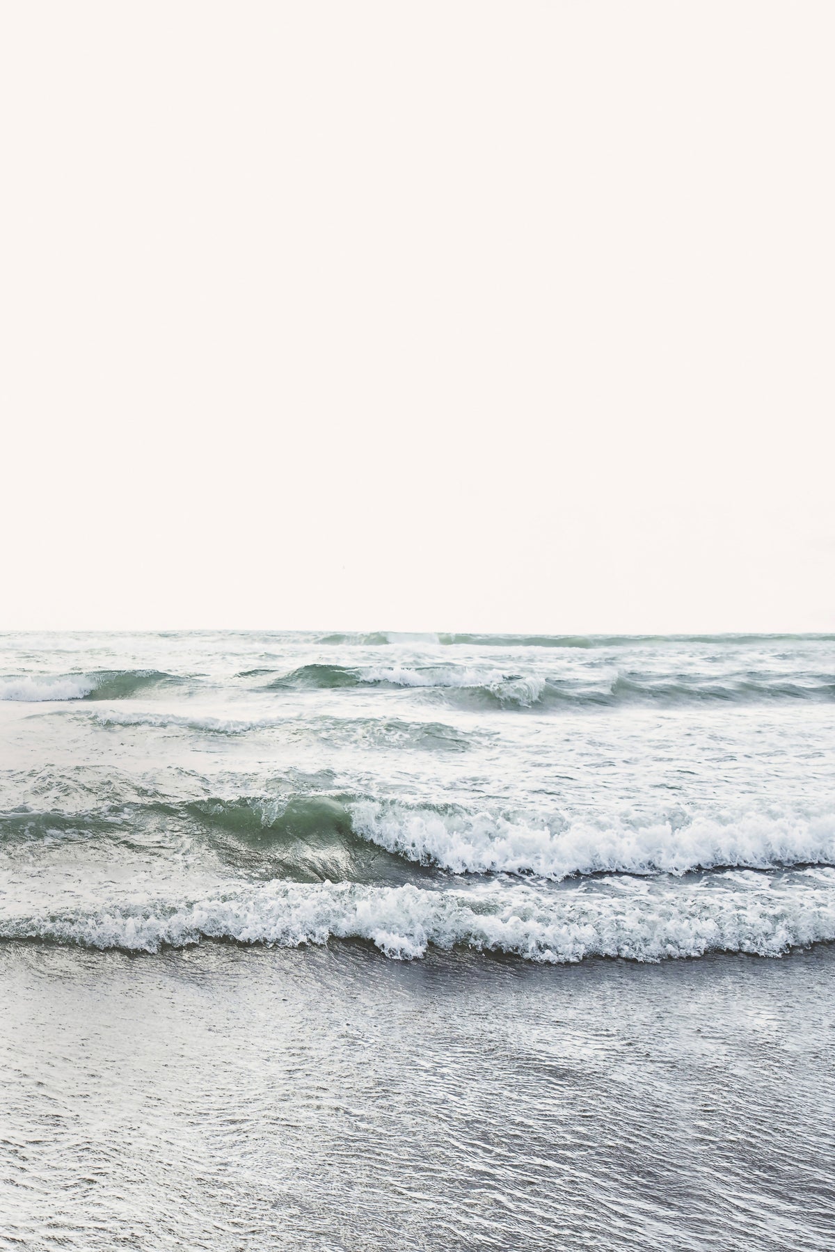 Ocean 2 Wall Mural in your room — zoomed