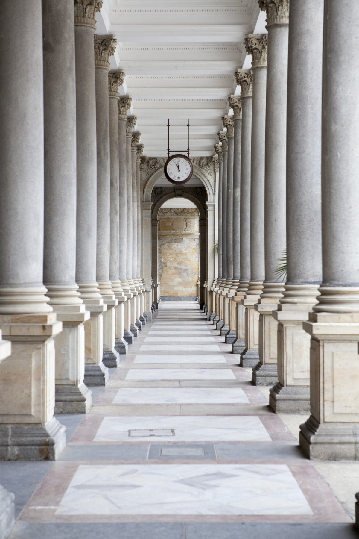 Echoing Pillars Wall Mural