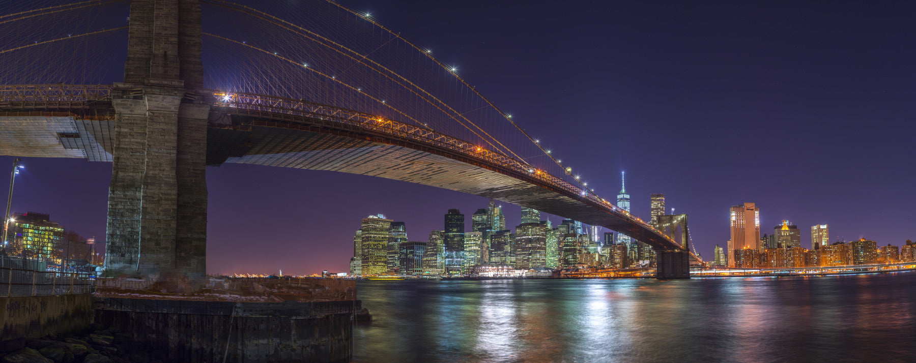 NYC Nightscape Wall Mural