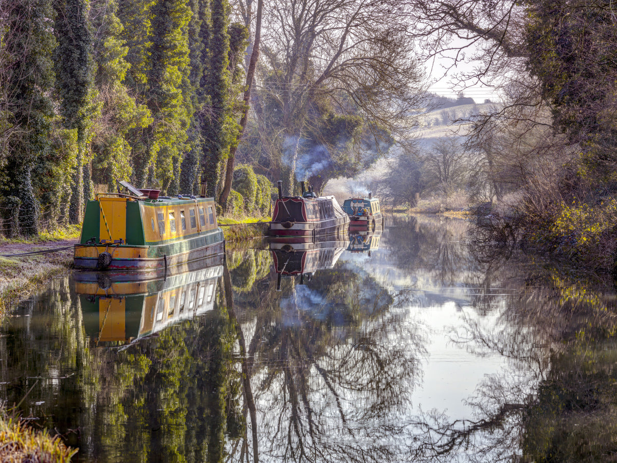Canal-side Tranquility Wall Mural