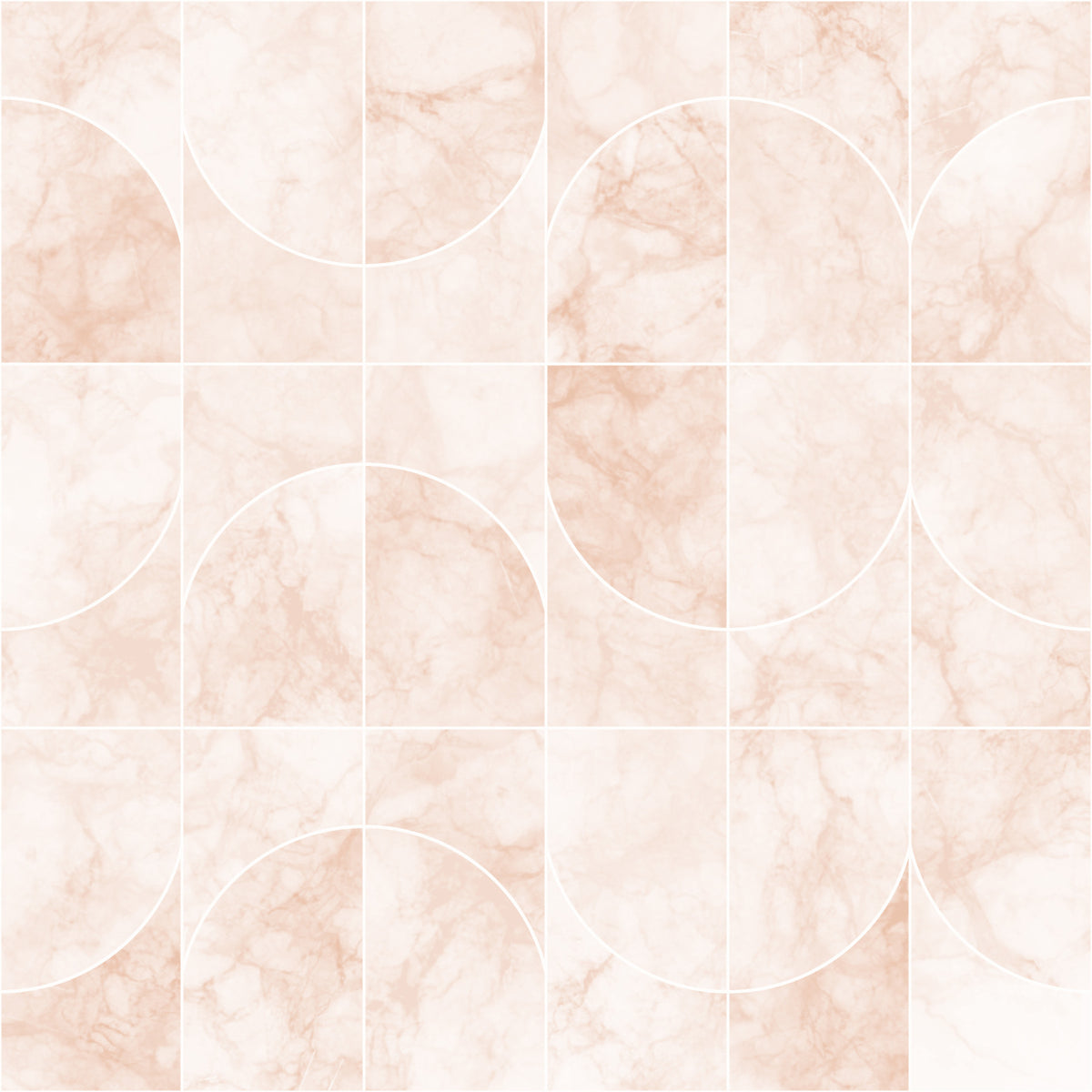 Marbled Geo Tiles Pearlish Wallpaper⁠