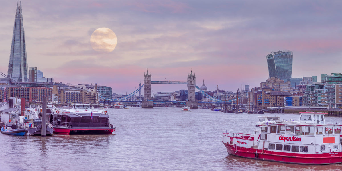 London Riverside Radiance Wall Mural