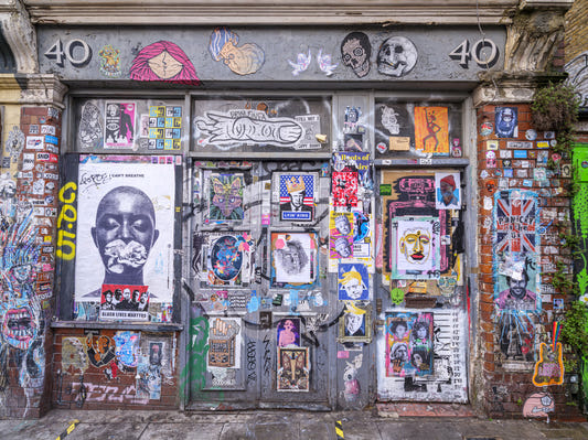 Graffiti lane Wall Mural
