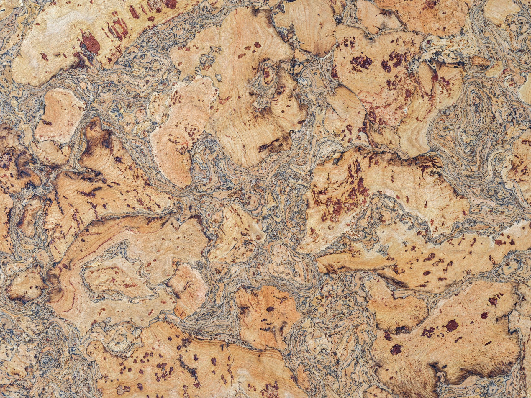 Earthy Cork Surface Design Wall Mural