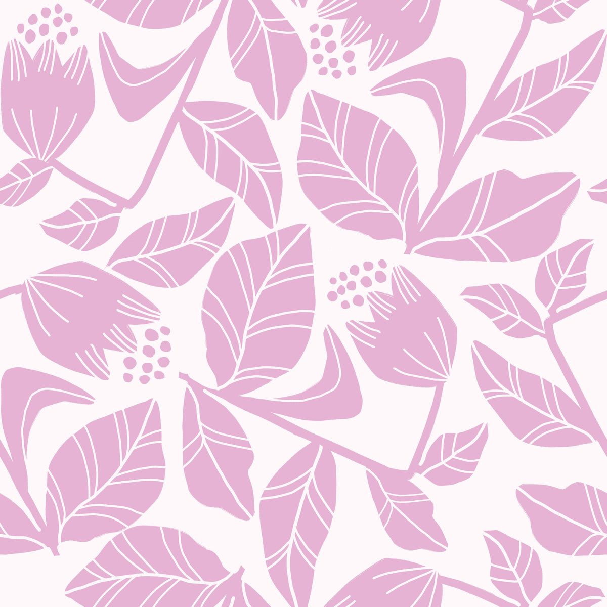 Pretty in Pink Blossoms Wallpaper⁠ in your room — zoomed