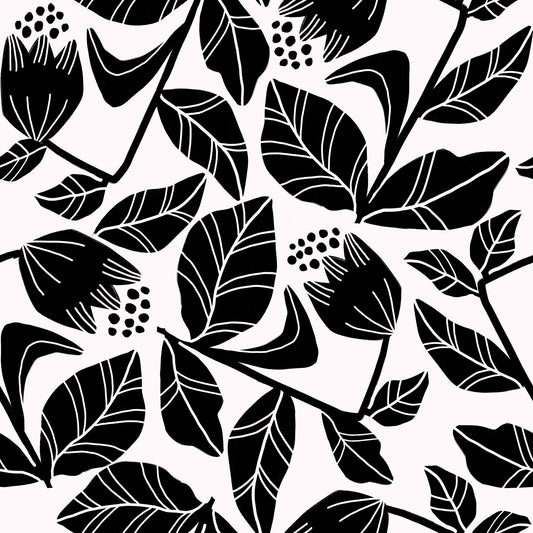 Ink Floral Wallpaper⁠