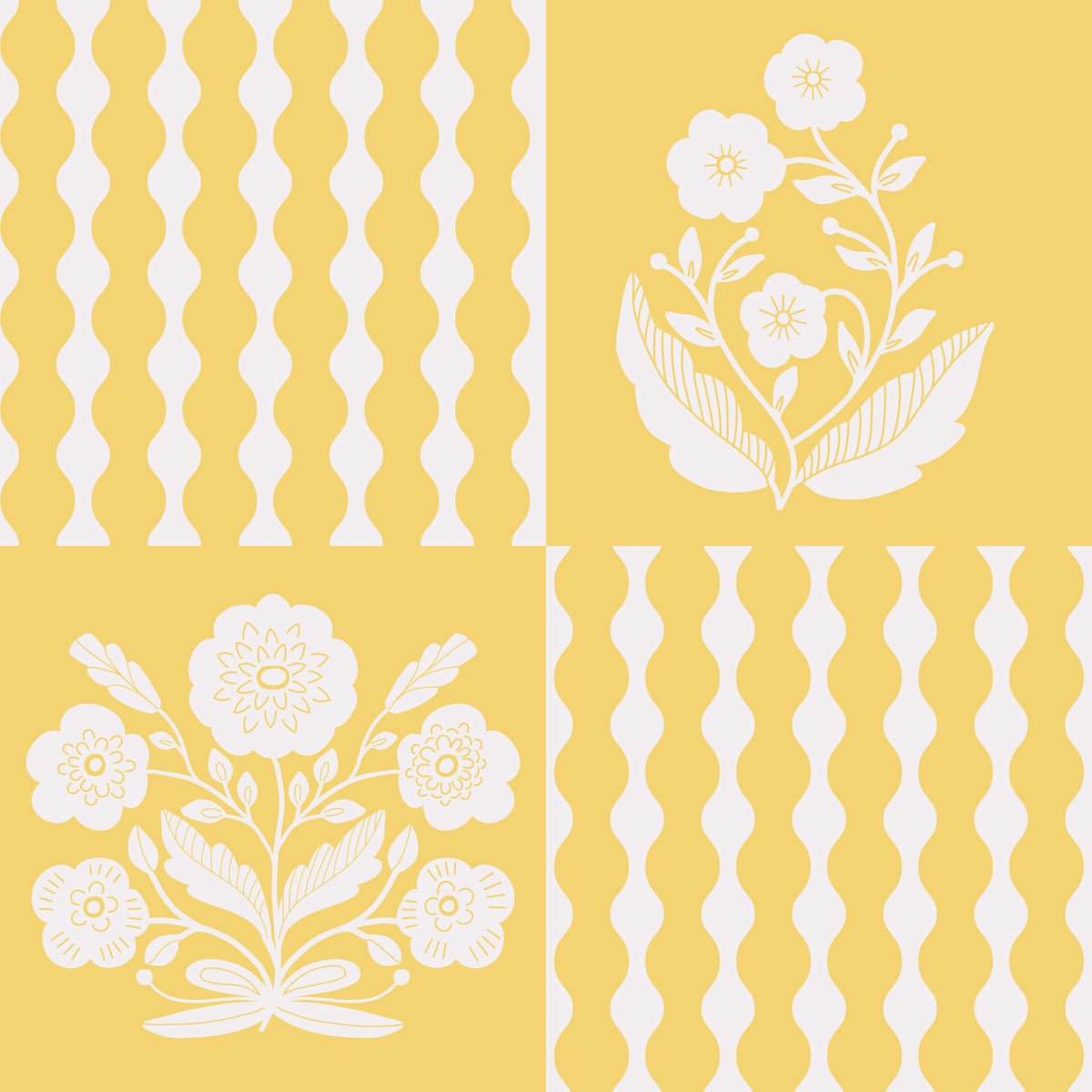 Sunny Florals Wallpaper⁠