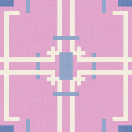 Geometric pink Harmony Wallpaper⁠