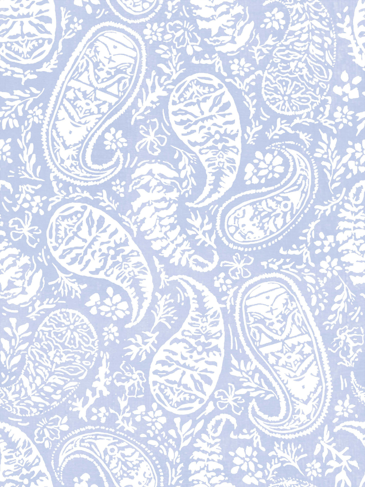 Paisley Dreams in Periwinkle Wallpaper⁠