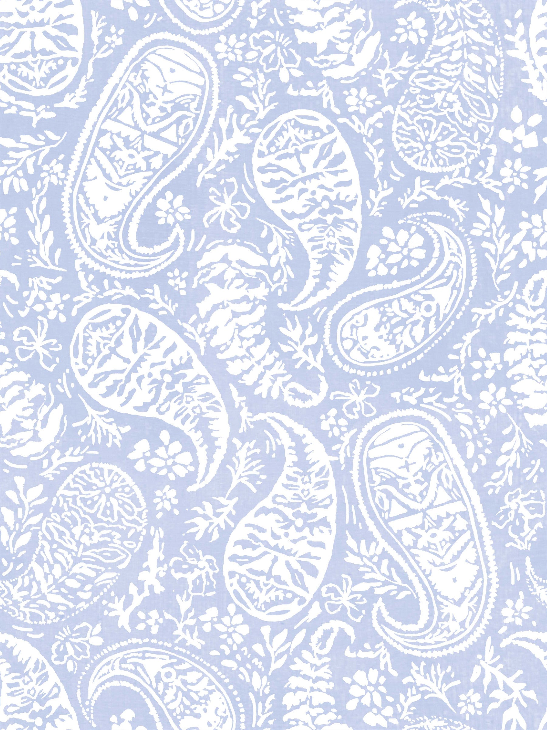 Paisley Dreams in Periwinkle Wallpaper⁠