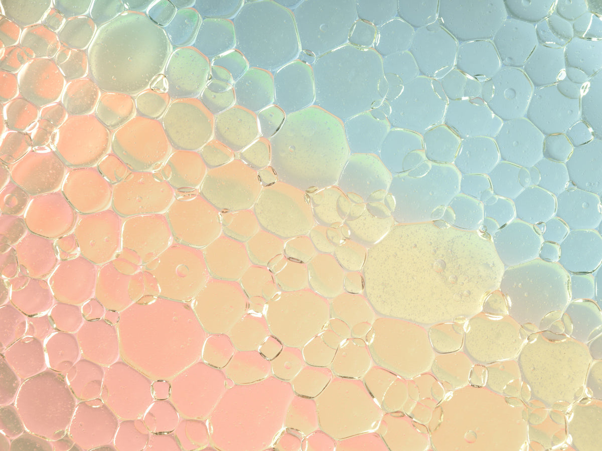 Rainbow Bubbles Wall Mural