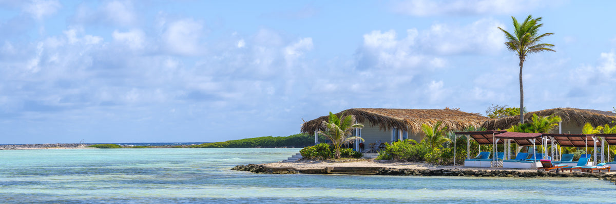 Bonaire Coast Wall Mural in your room — zoomed