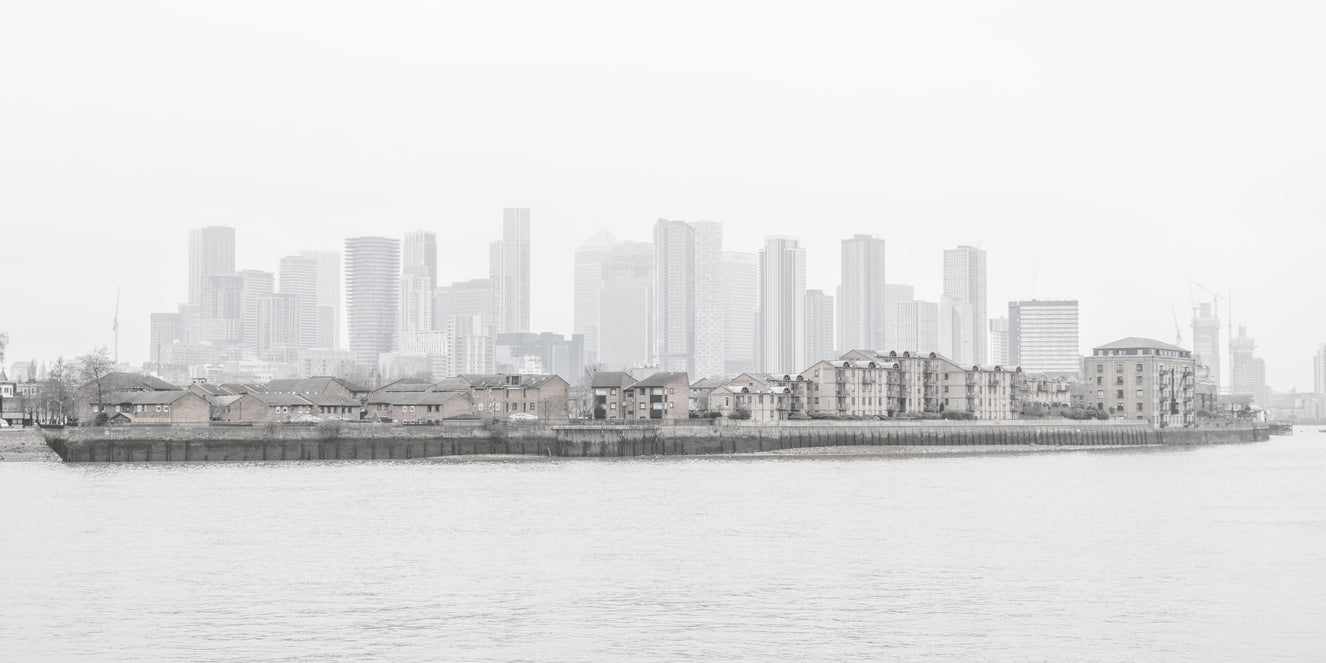 Hazy City Wall Mural