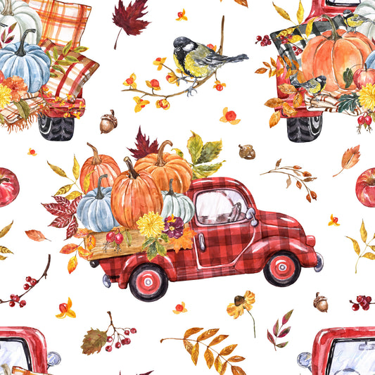 Autumn Harvest Trucks Wallpaper⁠