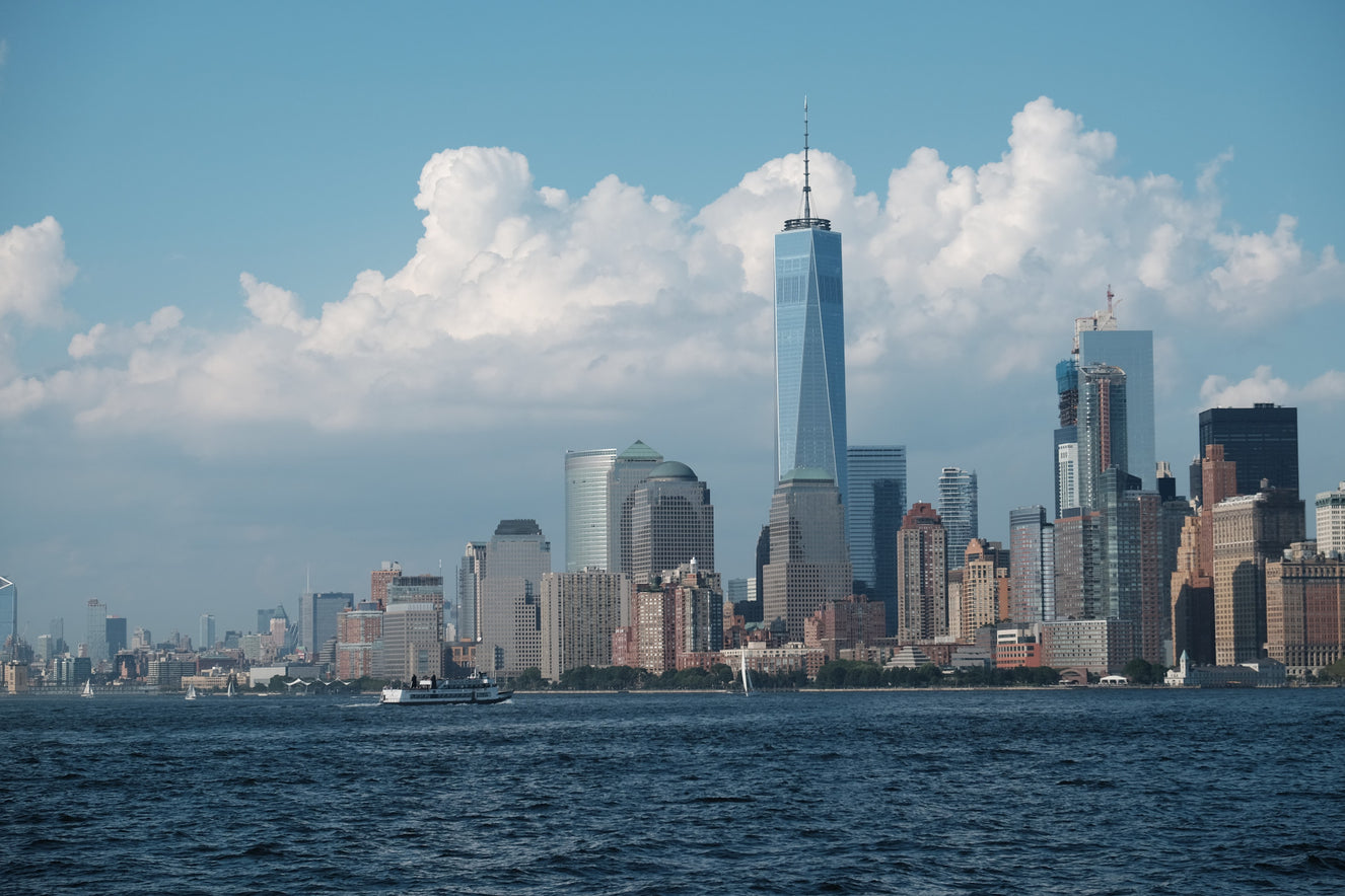 Urban Calm NYC Water View Wall Mural