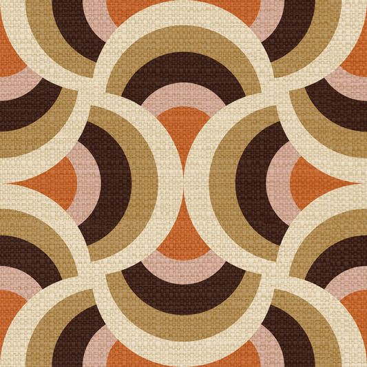 Mid-Century Circles Wallpaper⁠