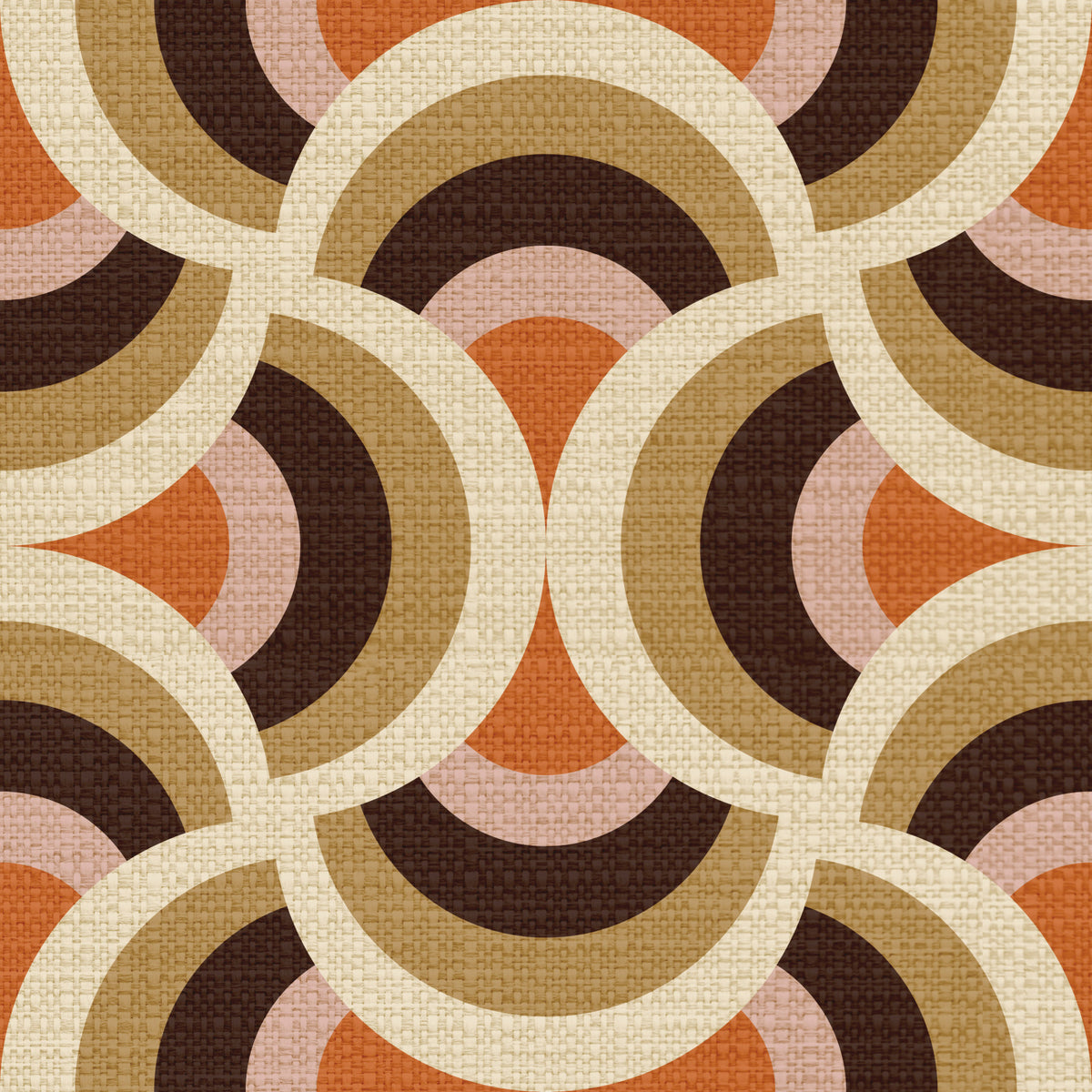 Mid-Century Circles Wallpaper⁠