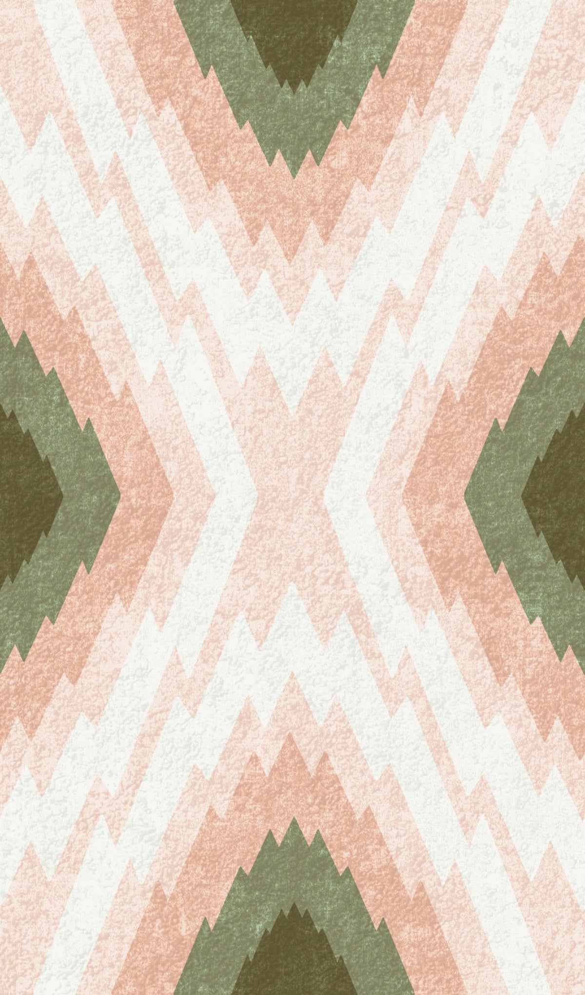 Flame Stich Pink and Green Wallpaper⁠ in your room — zoomed