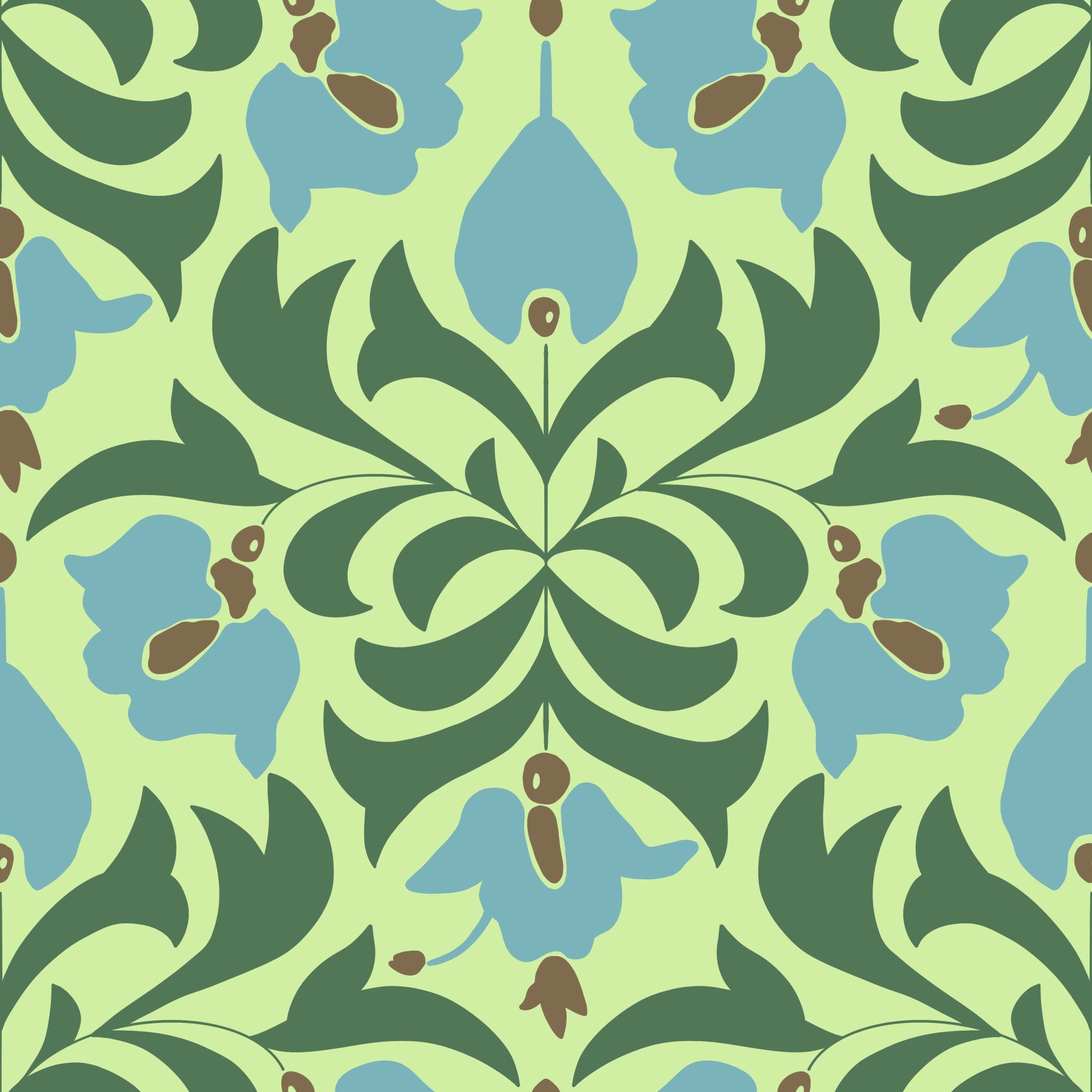Orbisca - Botanical Balance Wallpaper⁠