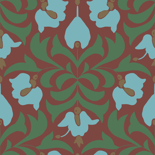 Orbisca - Rustic Flora Symphony Wallpaper⁠