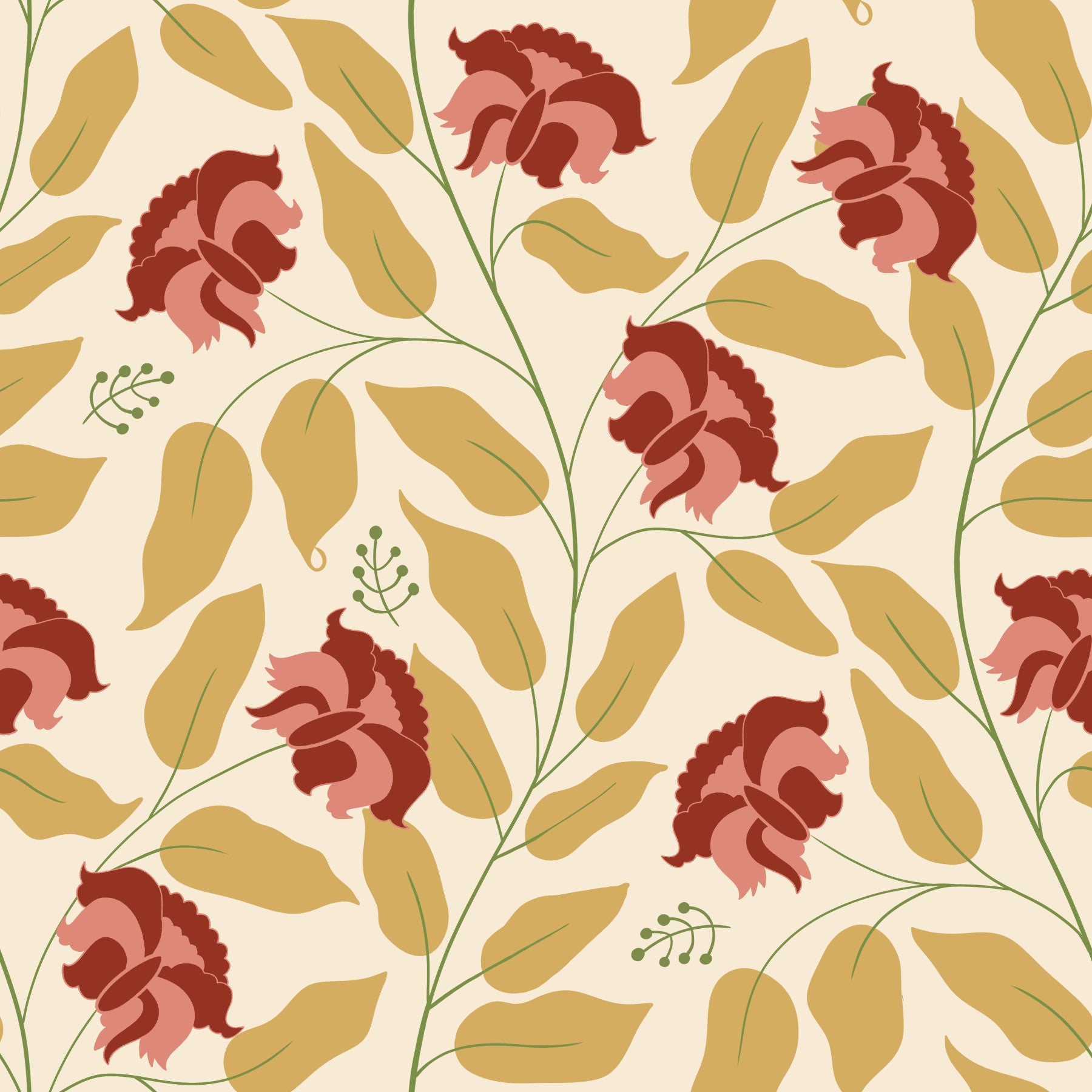 Seraphyne - Floral Elegance Wallpaper⁠