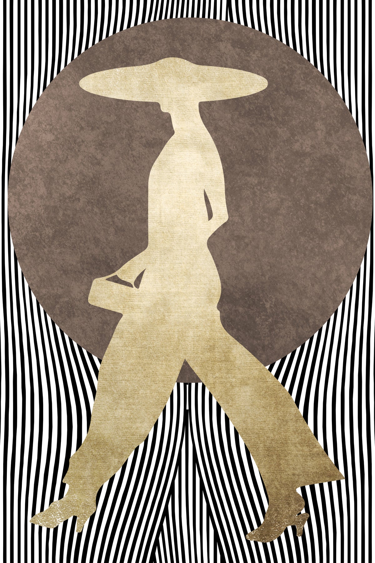 La Madame Noir Wall Mural