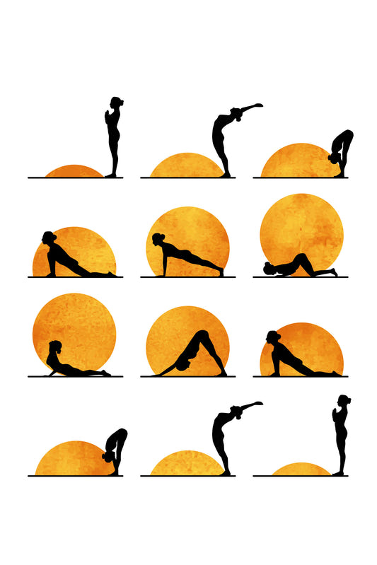 Yoga Sun Wall Mural