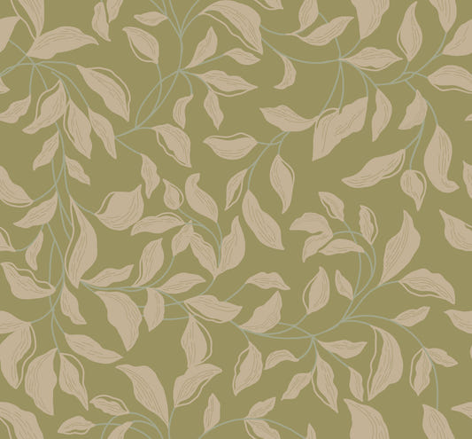 Olive Leaf Canopy Wallpaper⁠