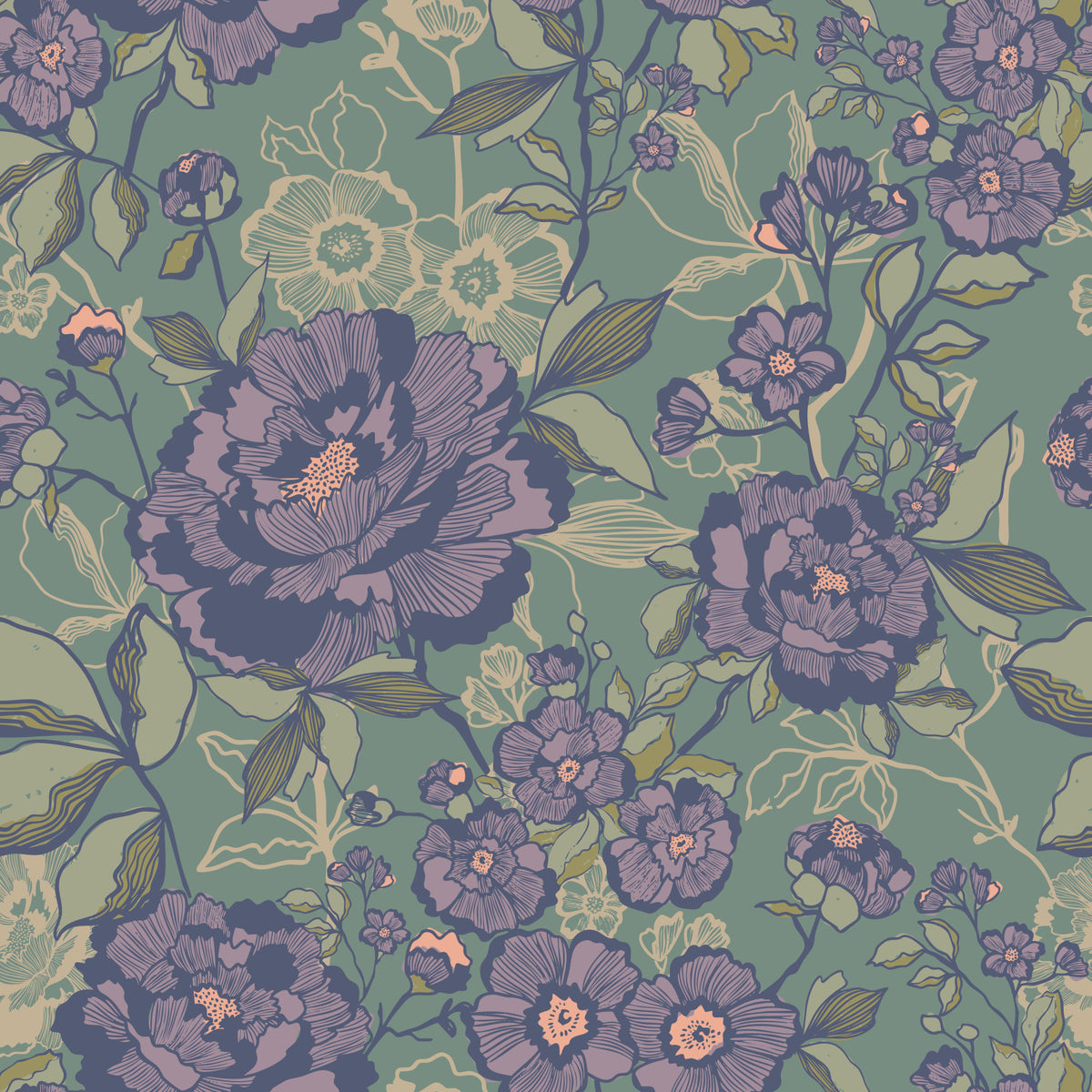 Vintage Bloom Wallpaper⁠