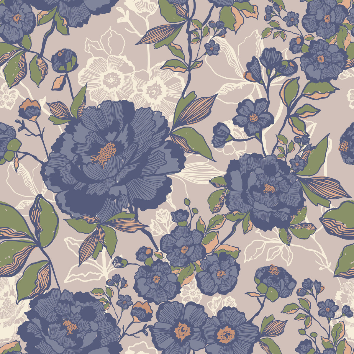 Vintage Bloom Wallpaper⁠s