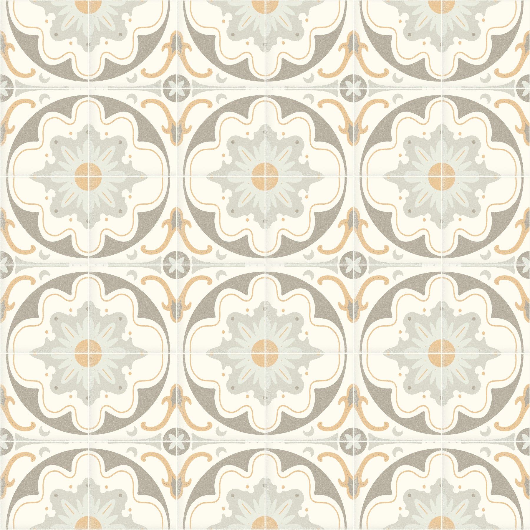 Aged Cement Tile Backsplashes - Gray Wallpaper⁠ in your room — zoomed