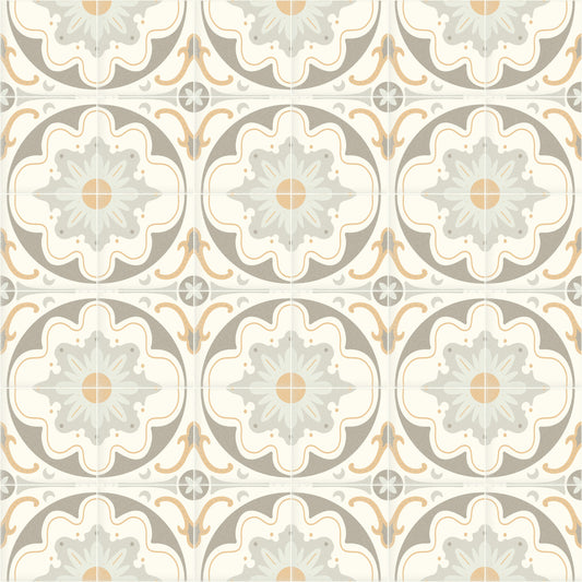 Aged Cement Tile Backsplashes - Gray Wallpaper⁠