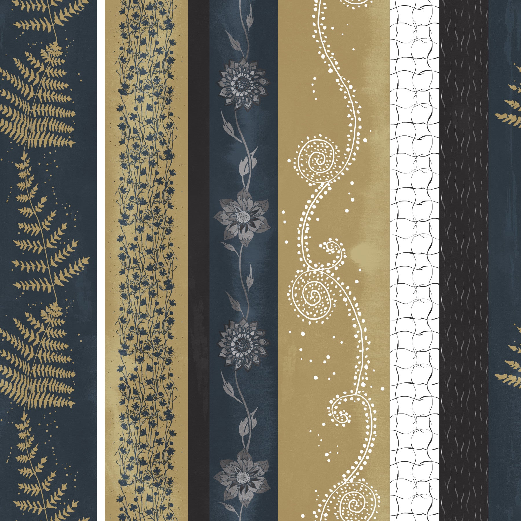 Abstract Nature Stripes Earthy Tones Wallpaper⁠