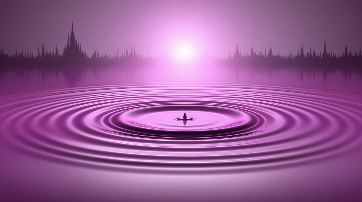 Amethyst Ripples Wall Mural