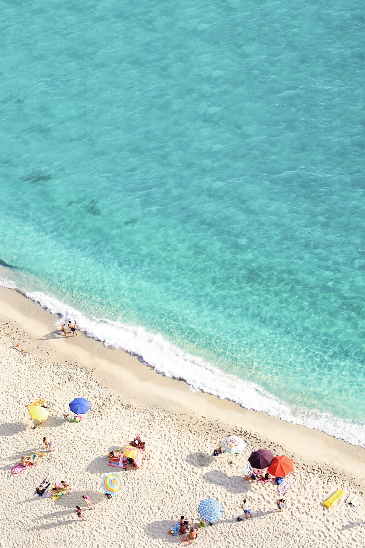 Beach Day Bliss Wall Mural in your room — zoomed