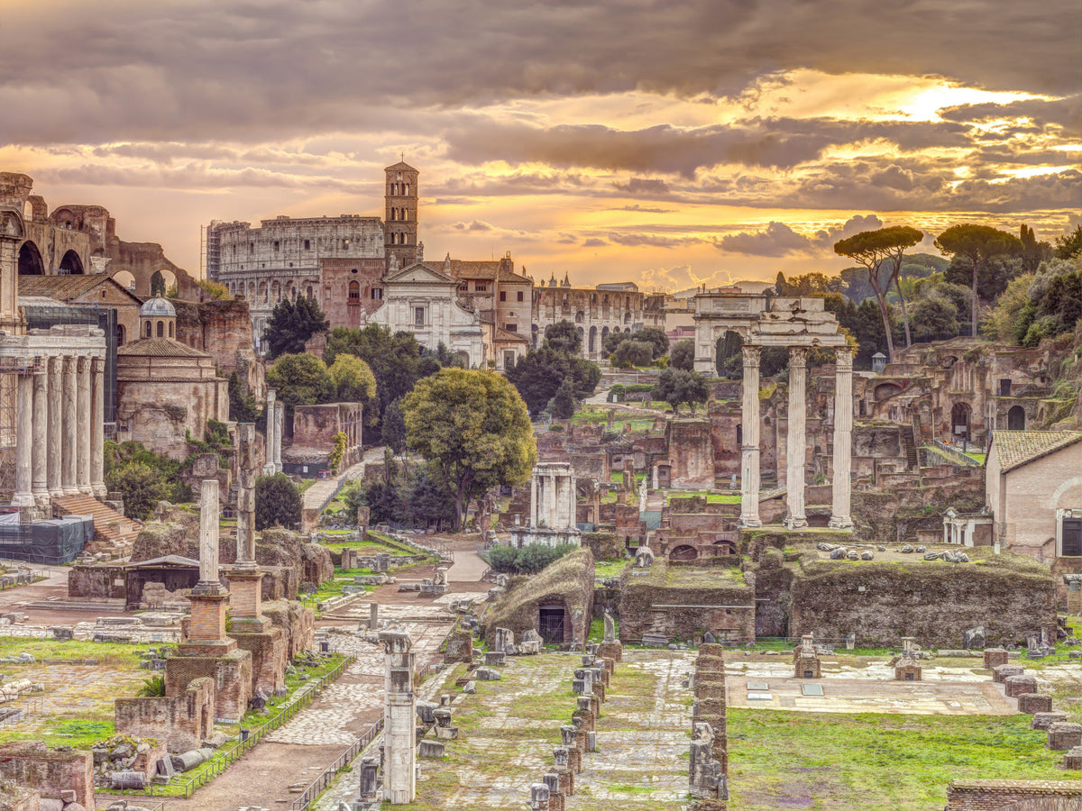 Rome's Ancient Aura Wall Mural in your room — zoomed