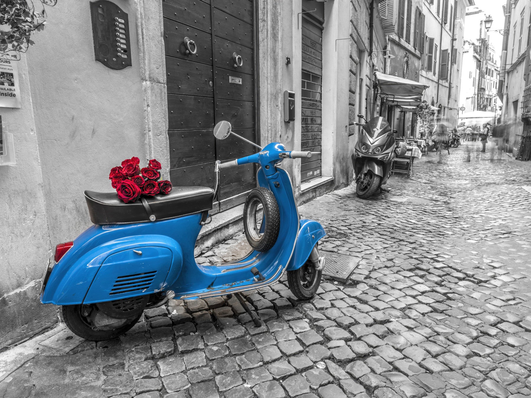Old scooter Wall Mural