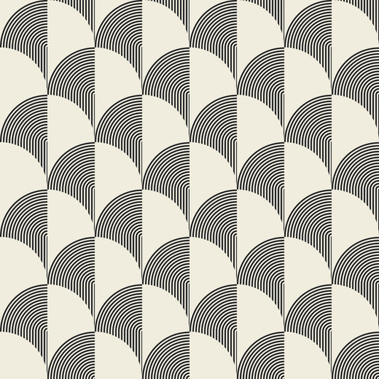 Modern Deco Arcs Wallpaper⁠