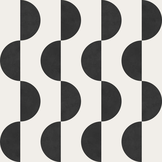 Monochrome Wave Wallpaper⁠