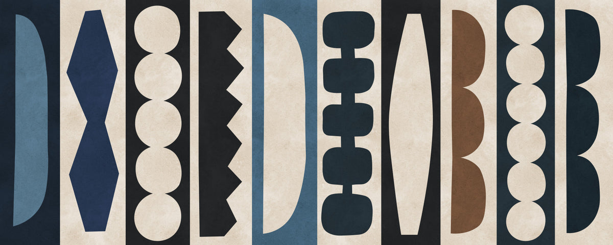 Retro Block Party Wall Mural