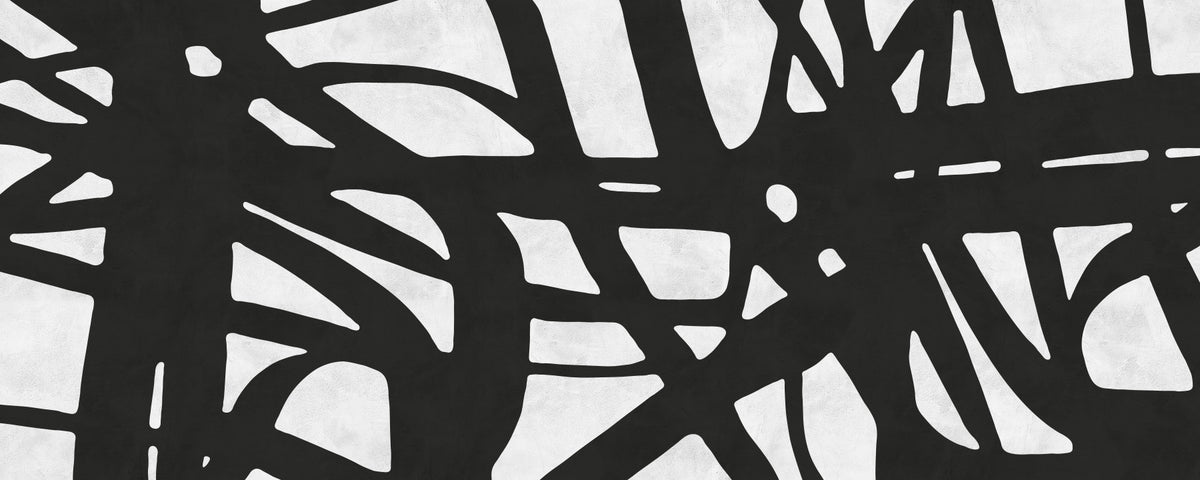 Linear Noir Wall Mural